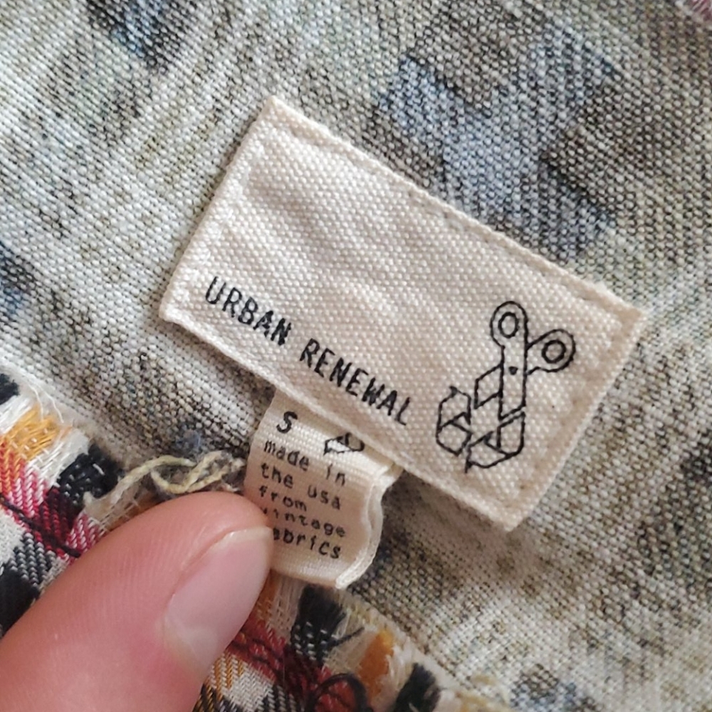 Quilted Flannel Patch Dress. Fall/Winter. - image 7